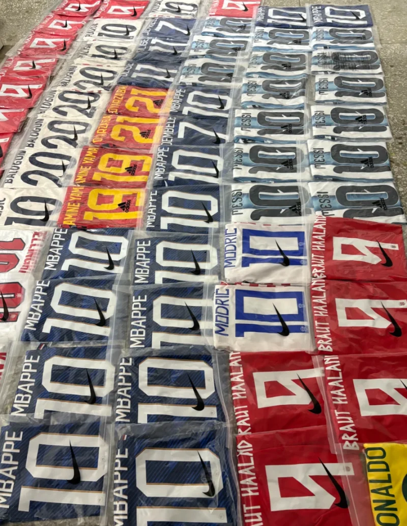 Names and numbers in production